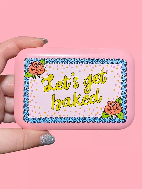 Let's Get Baked Stash Box