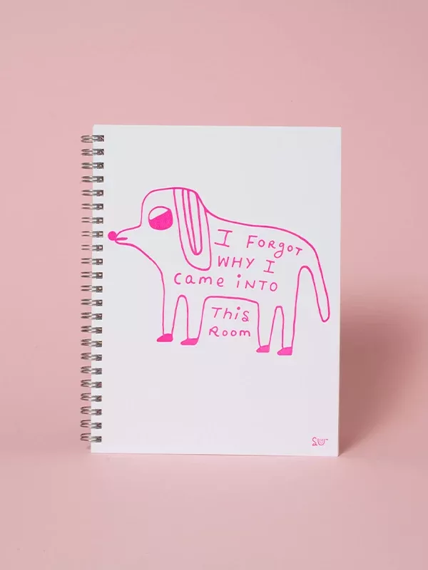 Letterpress Notebook: ADHDawg