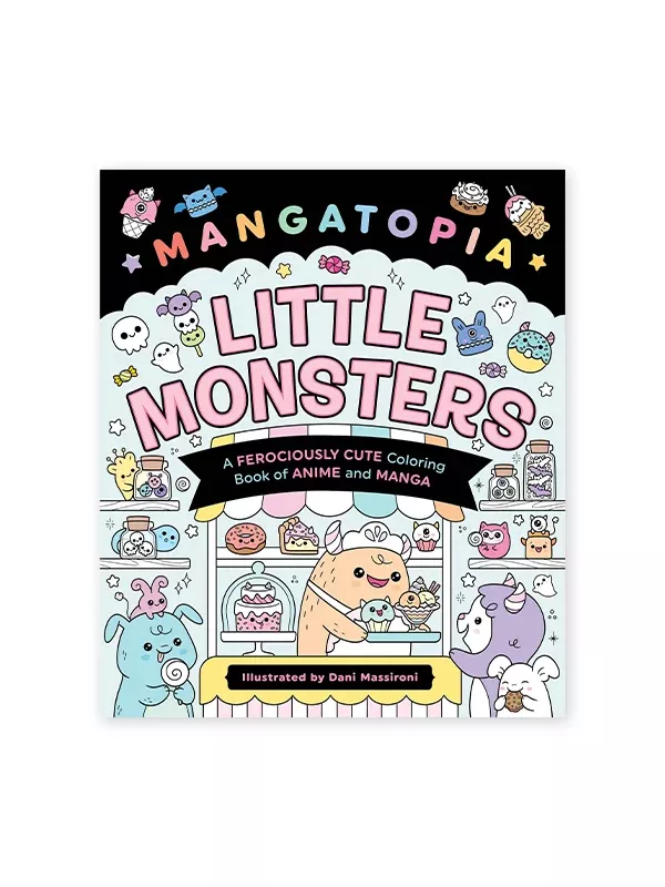 Mangatopia: Little Monsters Anime & Manga Coloring Book