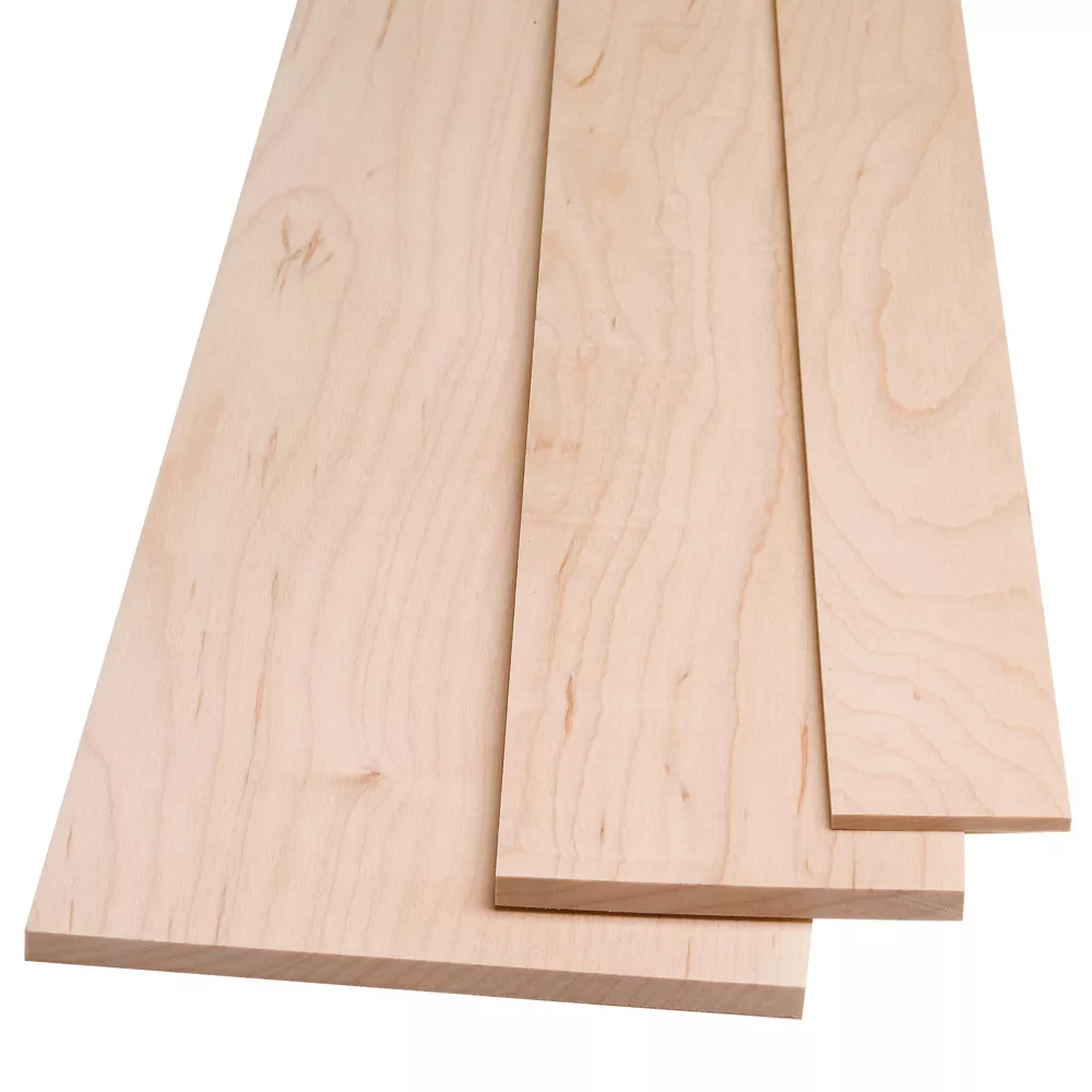 Maple by the Piece-1/2" Thickness