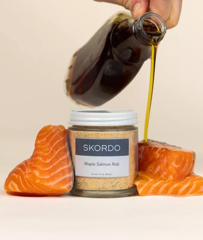Maple Salmon Rub