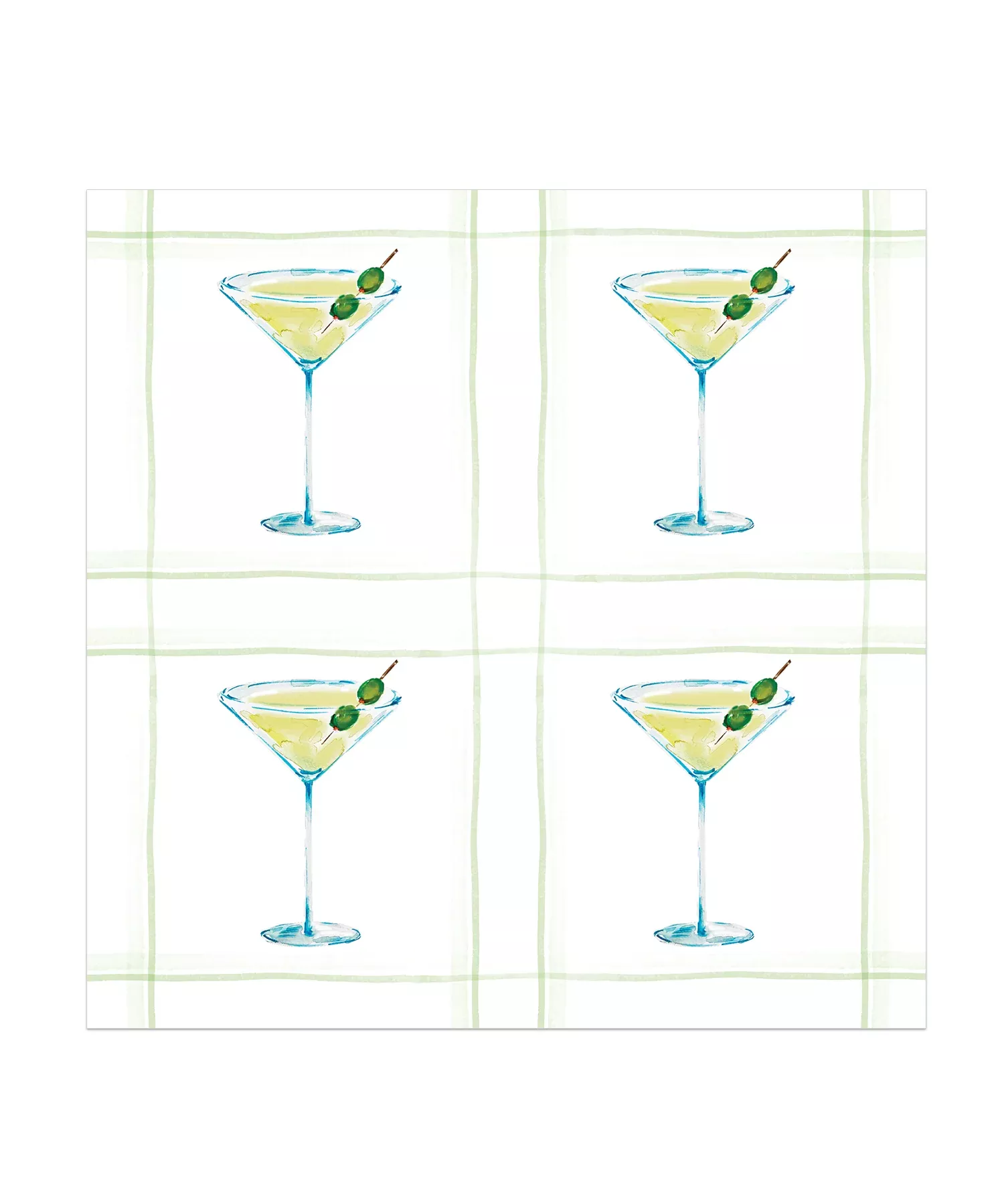 Martini Cocktail Napkins