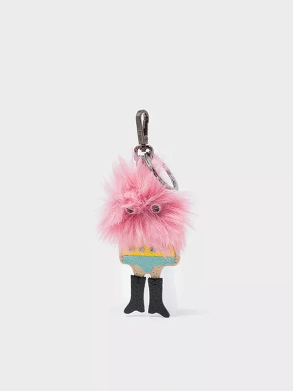 Monster Charm: Teddy (Pink/Black)