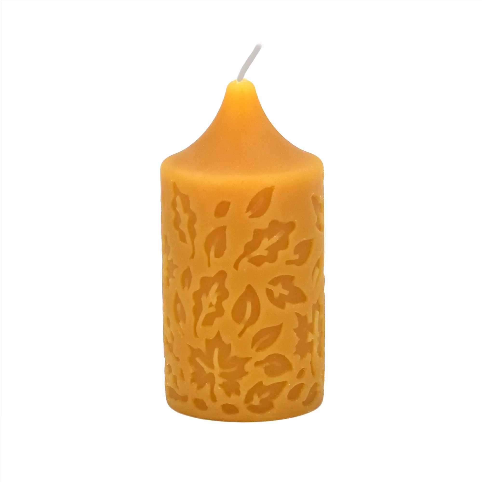 Natural Beeswax Leaf Pillar