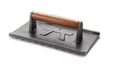 Outset Rectangular Cast Iron Grill Press Q111