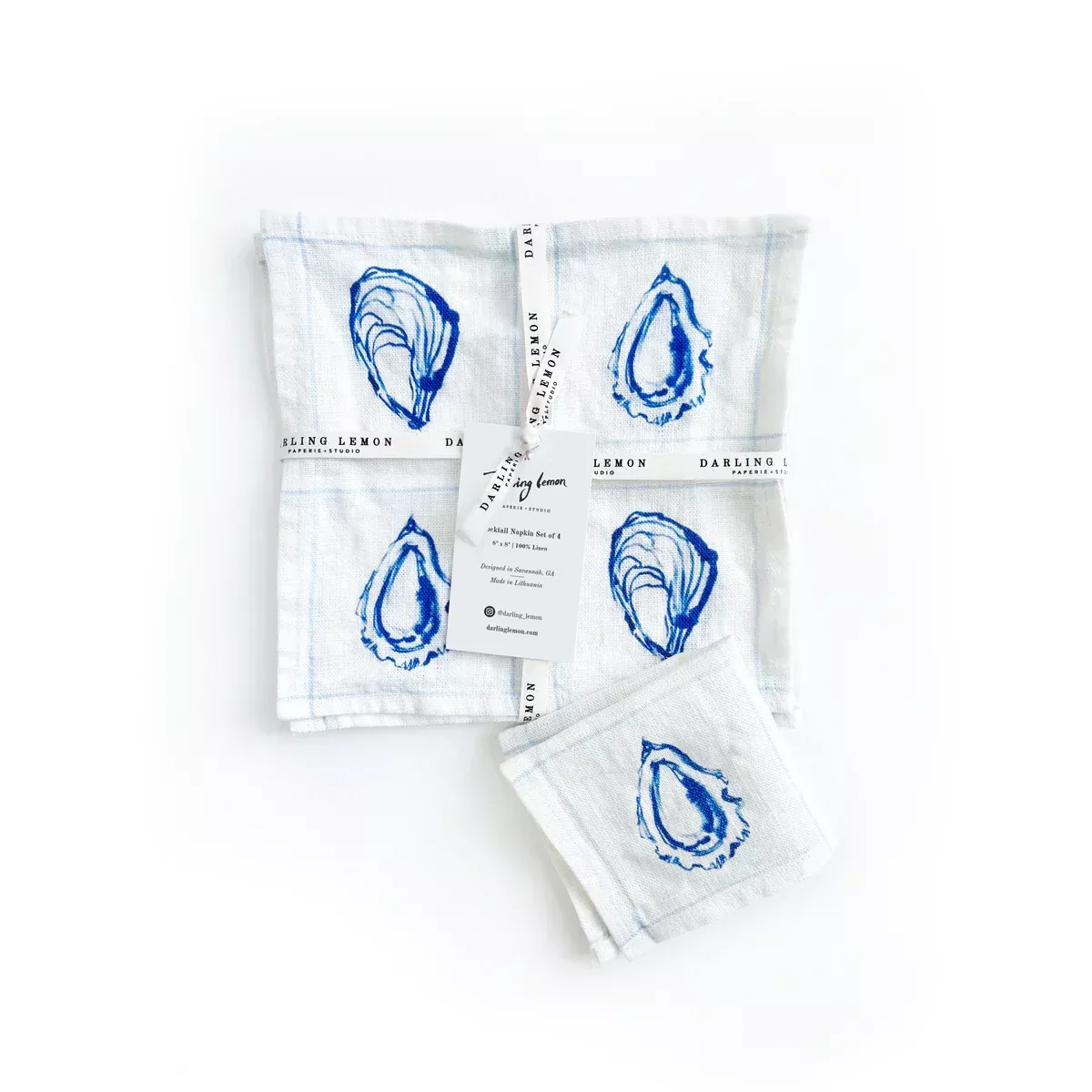 Oyster Cocktail Napkins