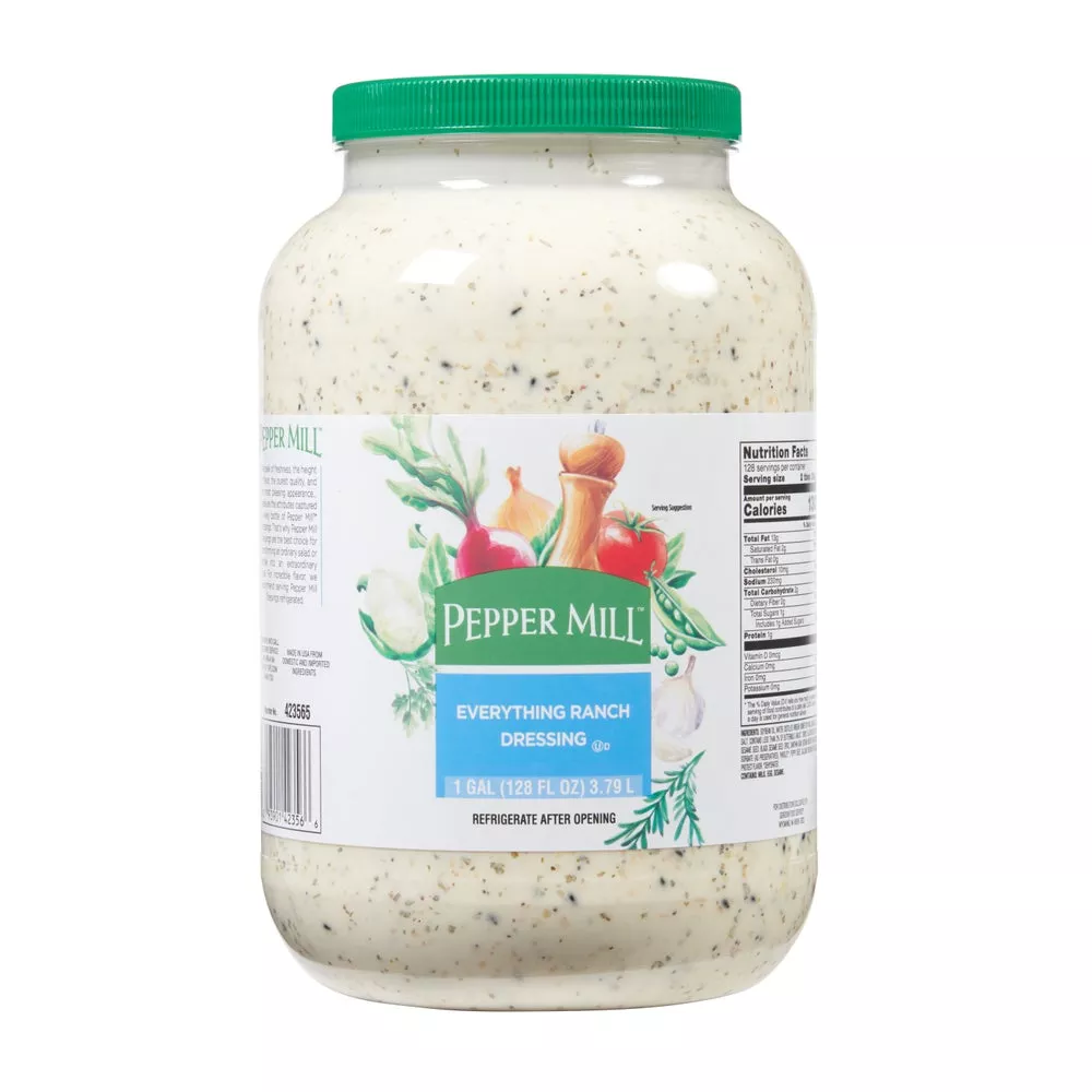 Pepper Mill Everything Ranch Dressing, 1 Gal, 4/Case