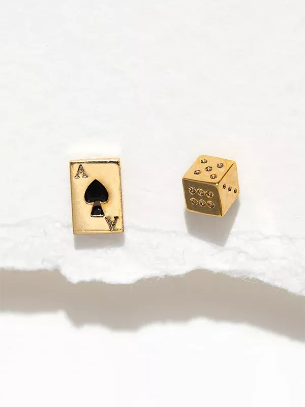 Perfect Illusion Studs: Gold