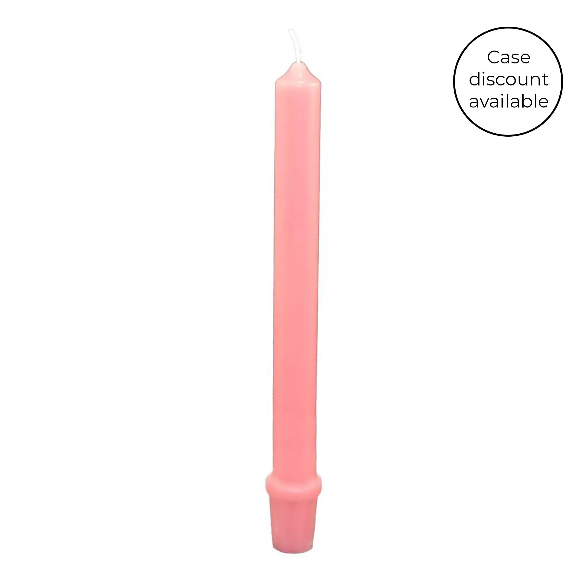 Pink Beeswax Advent Candle