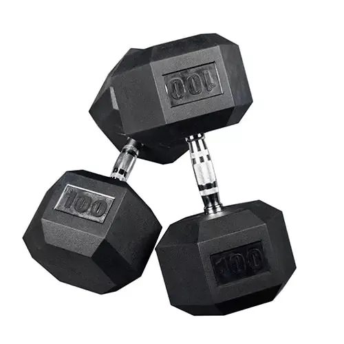 PRx Rubber Hex Dumbbells