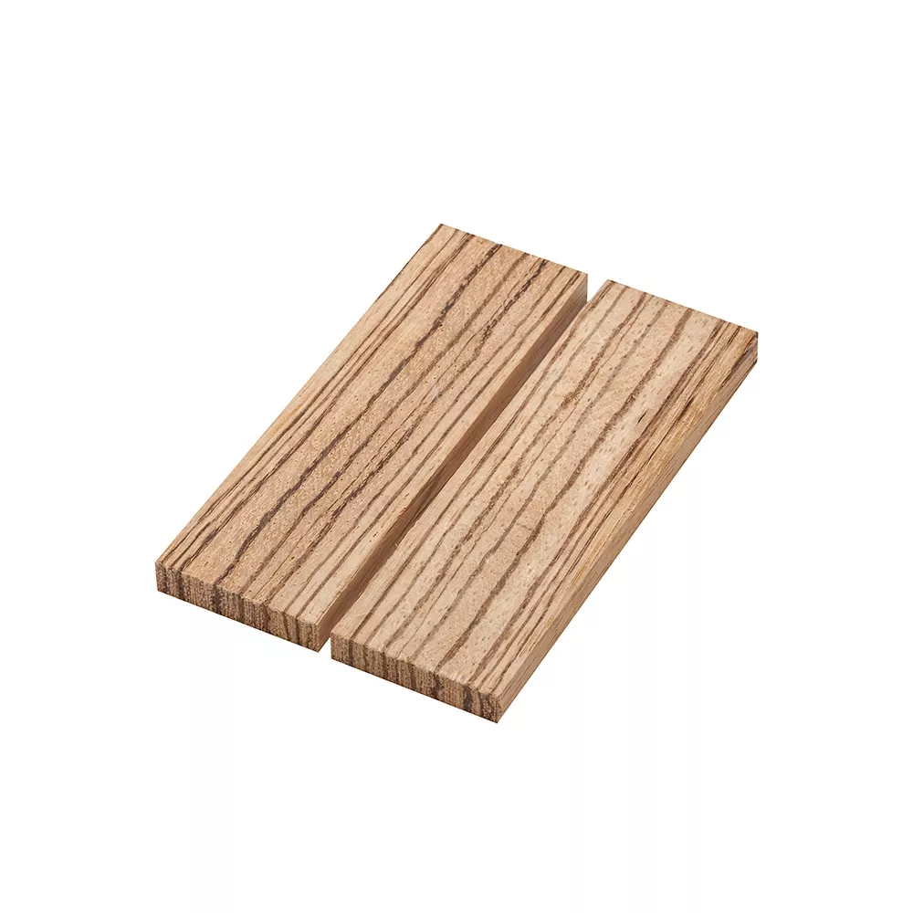 Quarter-Sawn Zebrawood Knife Scales
