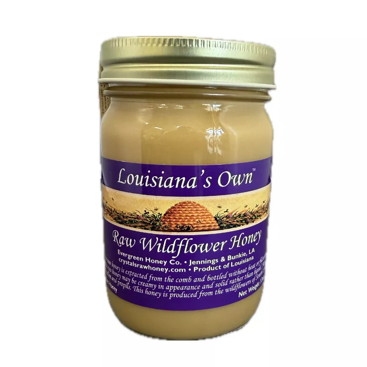 Raw Louisiana’s Own Wildflower Honey (Creamed)