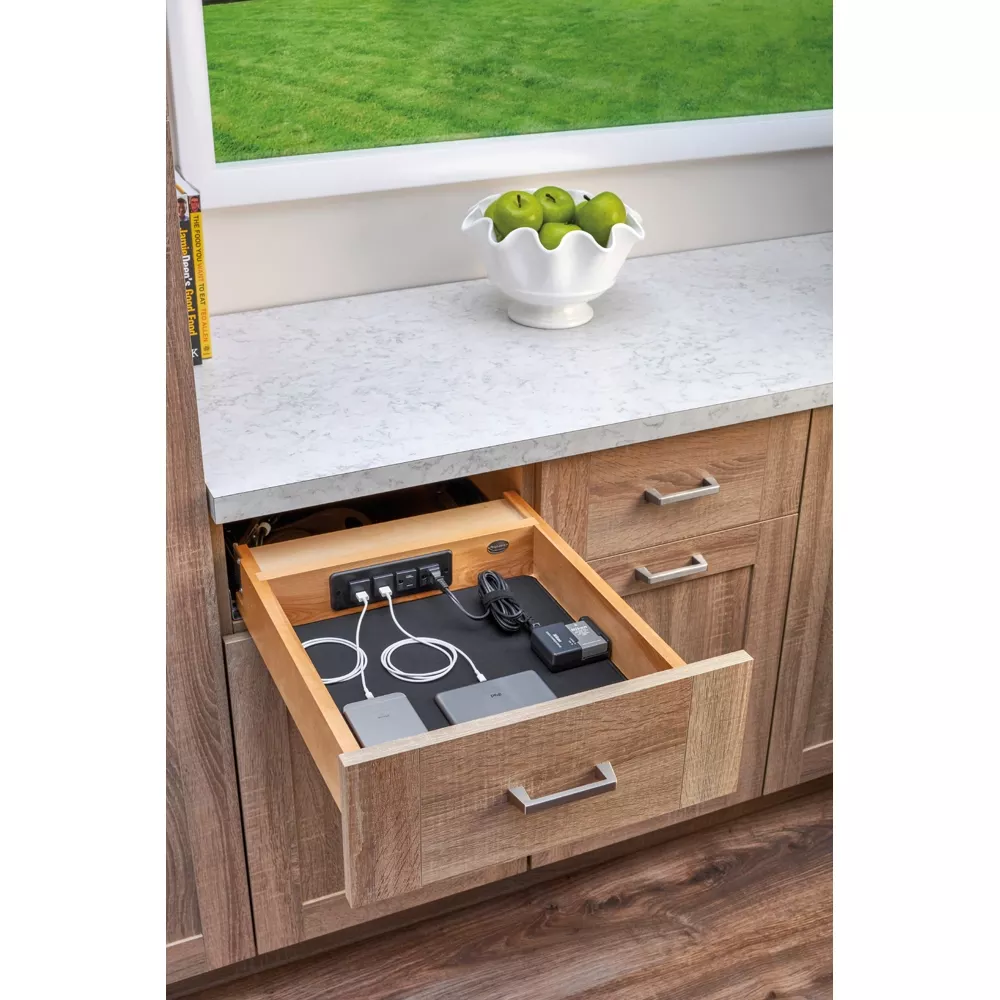 Rev-A-Shelf- Charging Drawer for Electronics Drawers