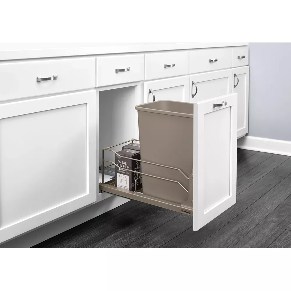 Rev-A-Shelf- Double Undermount Soft-Close Waste Containers
