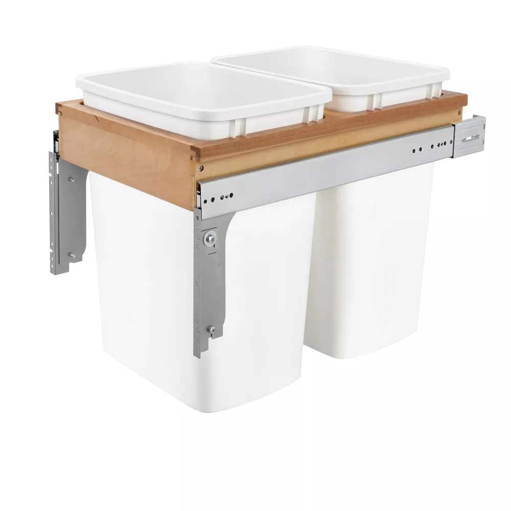 Rev-A-Shelf Wood-Frame Trash Pull-Outs