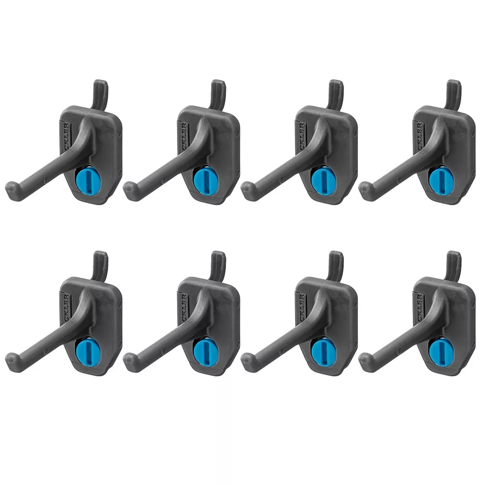 Rockler Hang-Tight 2'' Straight Post Pegboard Hooks, 8-Pack