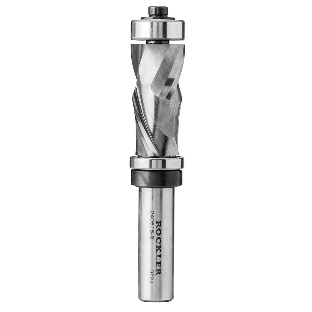 Rockler Template-Routing Compression Router Bits, Top and Bottom Bearings