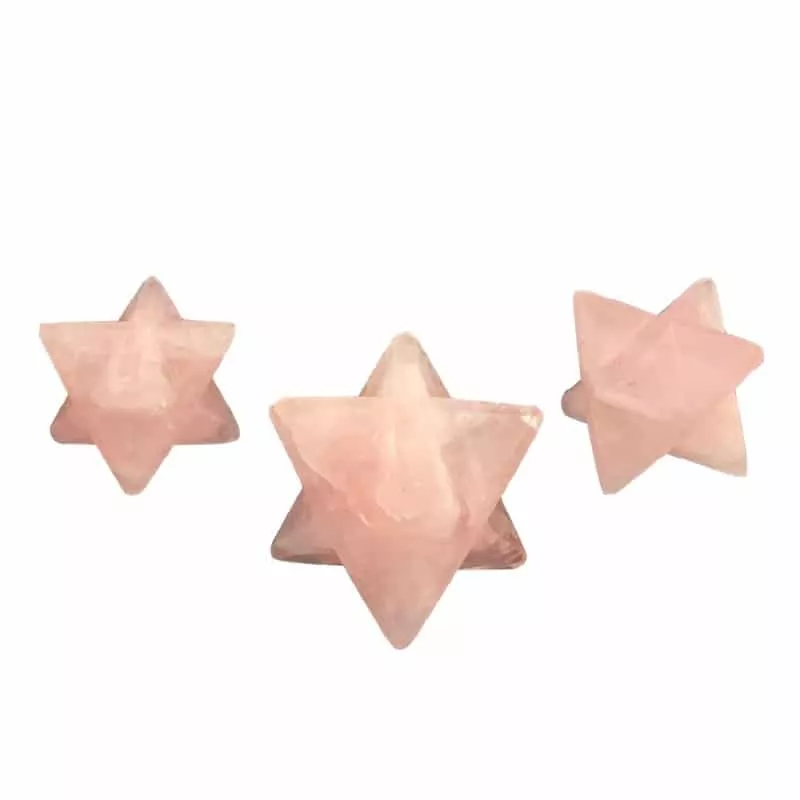 Rose Quartz Merkaba