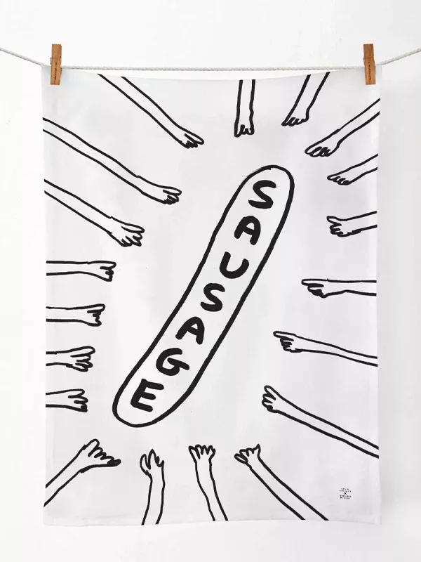 Sausage Tea Towel