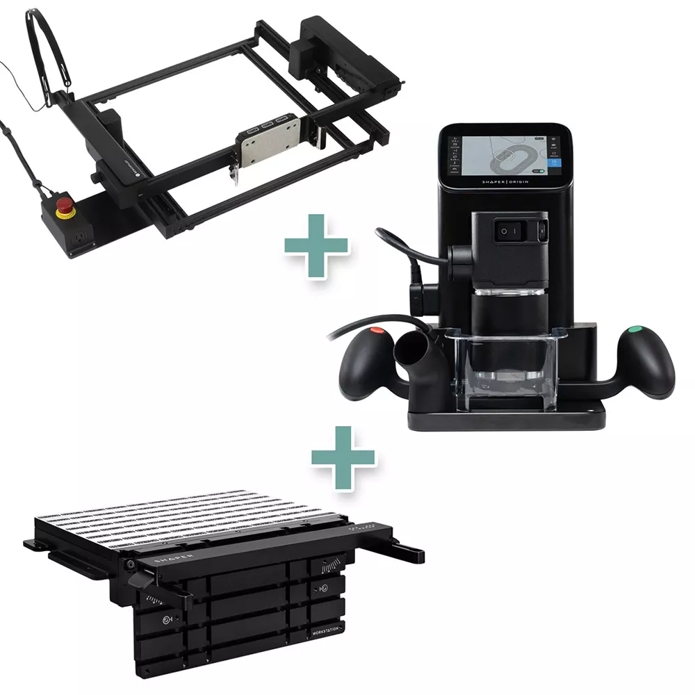 Shaper Origin Handheld CNC Router with Workstation and BenchPilot