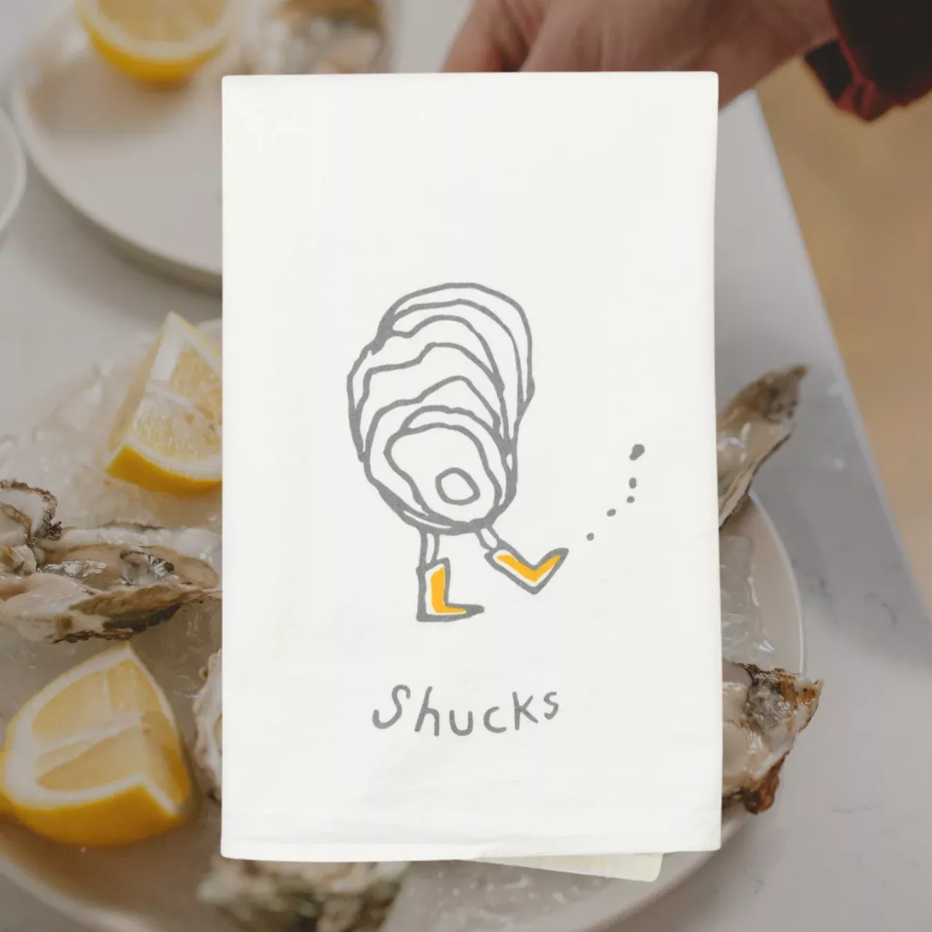 Shucks Tea Towel