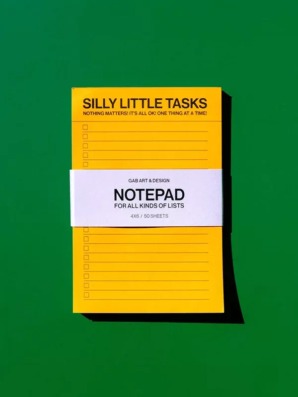 Silly Little Tasks Notepad