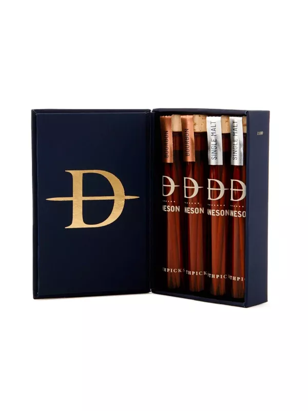 Single Malt & Bourbon Toothpicks: 4 Pack