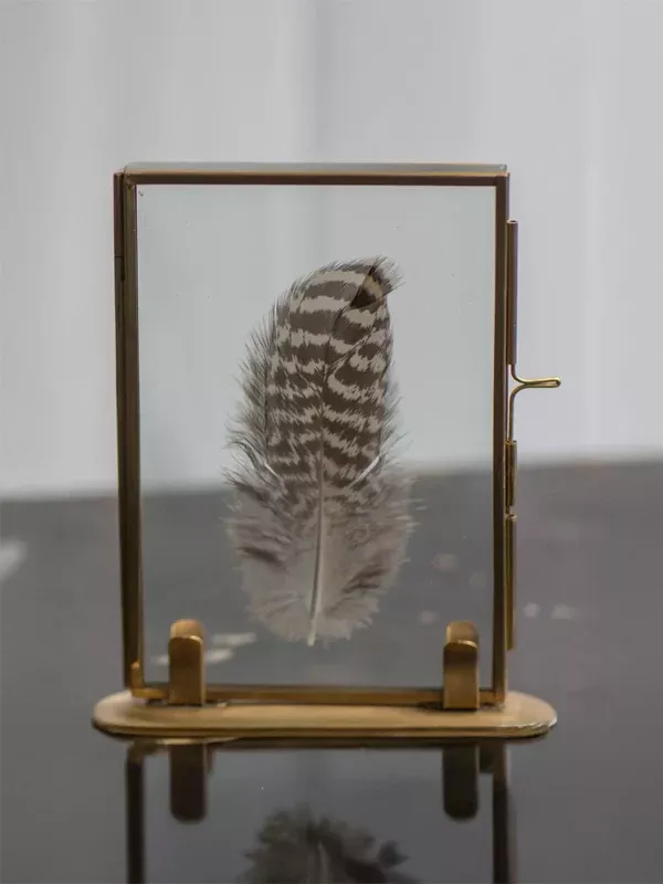 Solid Brass Frame with Stand: 4x6