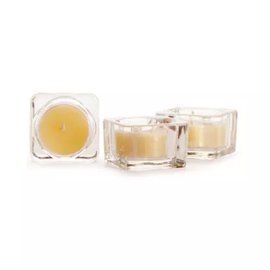 Square Glass Tea Light Holder