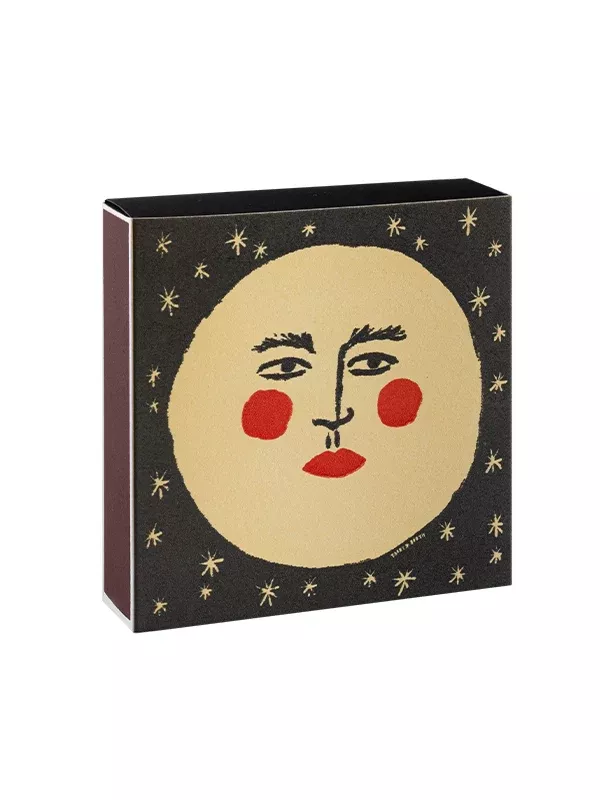 Square Safety Matches: Moon