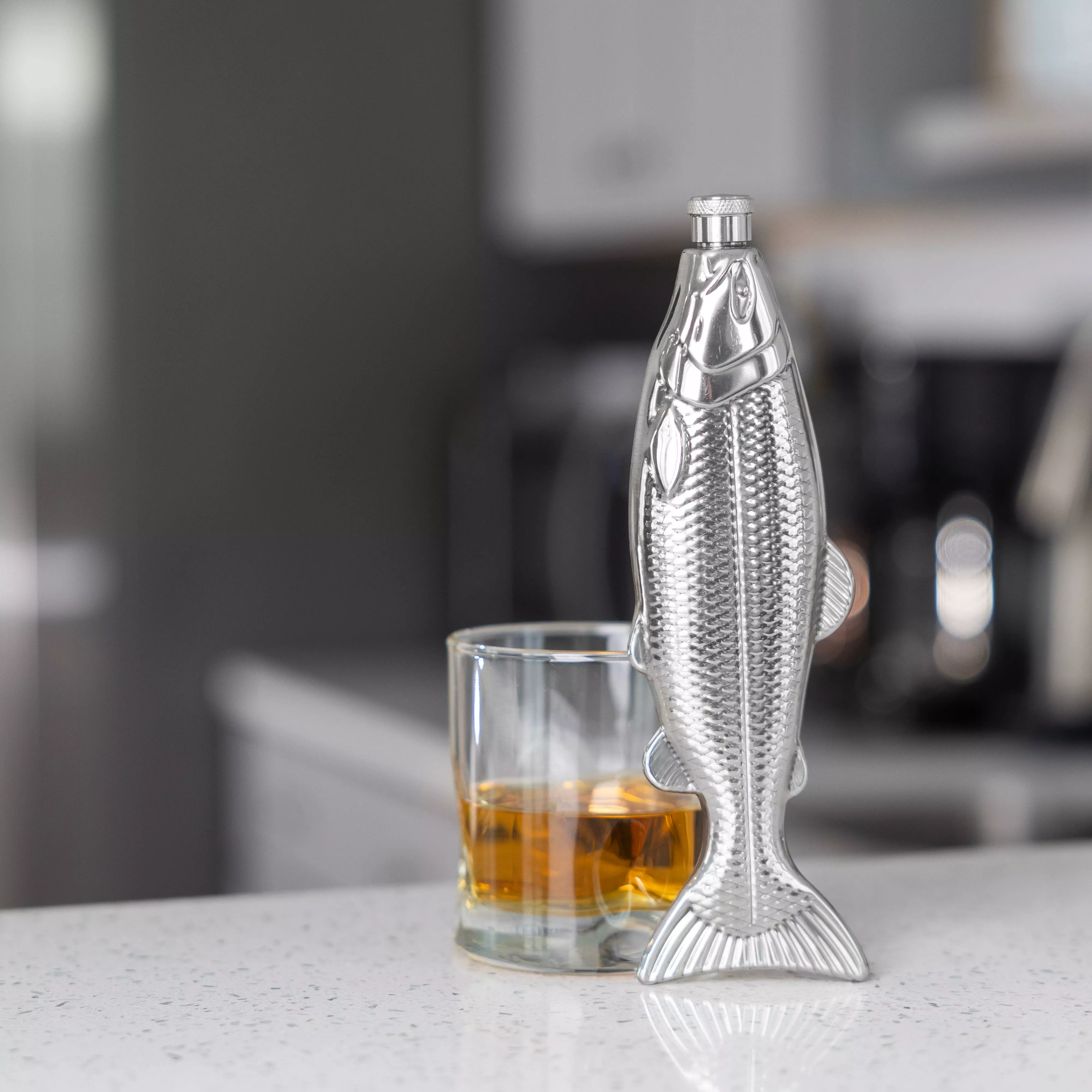 Stainless Steel Fish Flask