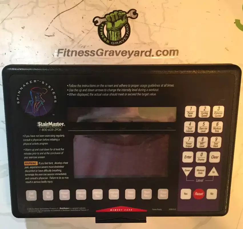 * StairMaster SPINNAKER Display Console – USED – R REFIT125187SM