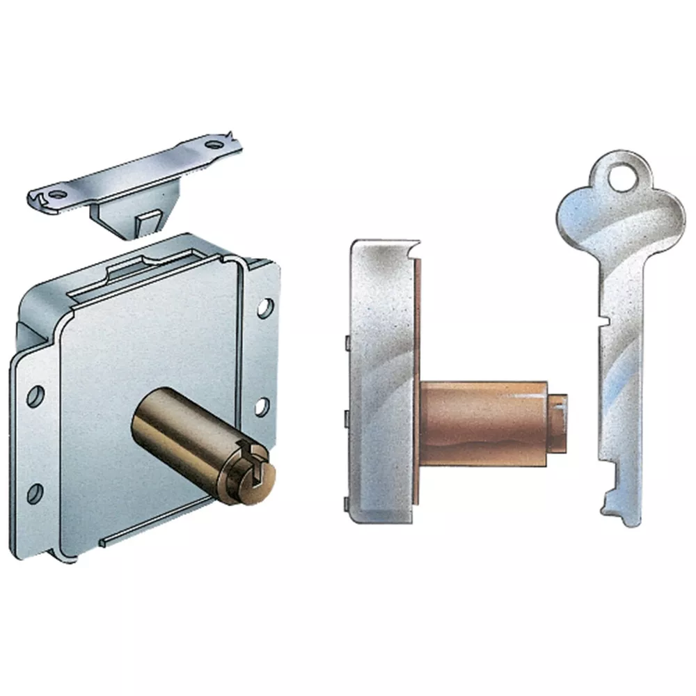 Surface Mounted Cedar Chest Lock and Latch