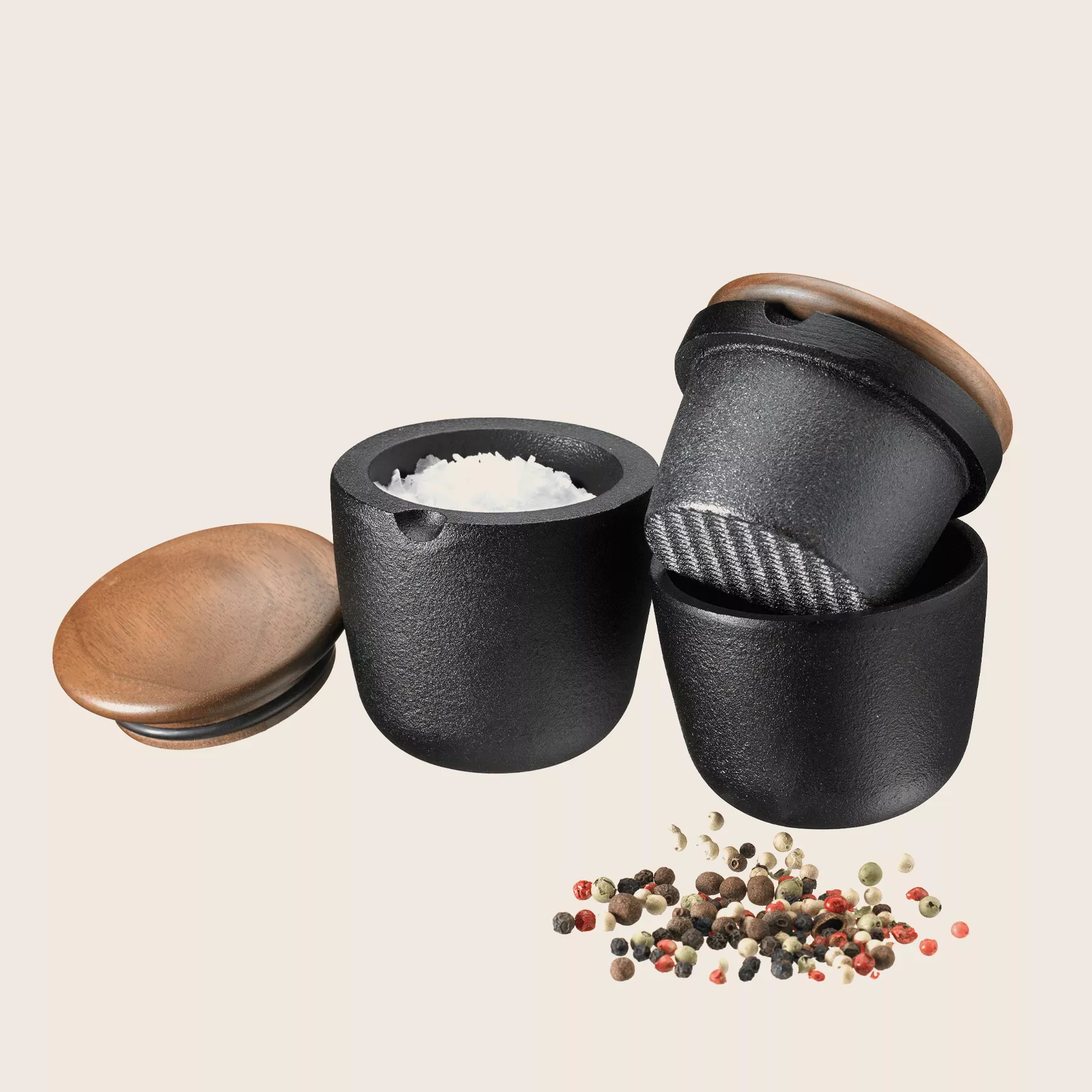 Swing Spice Mill with Walnut Lid