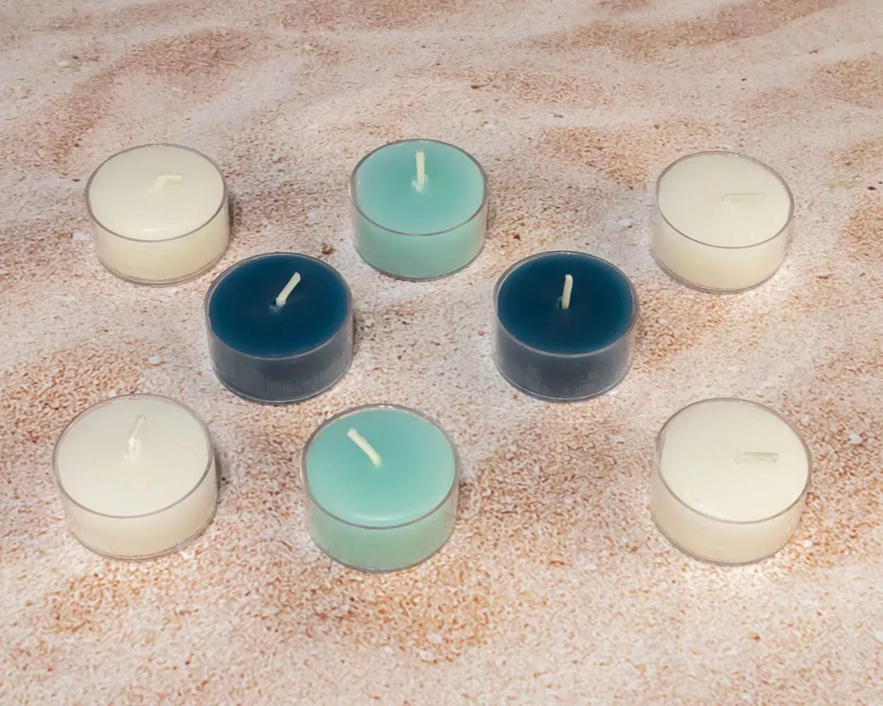 Tidal Tealight Candles – 8 Pack Beeswax Tealights