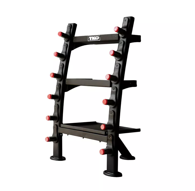 TKO Strength Accessory Rack – Matte Black