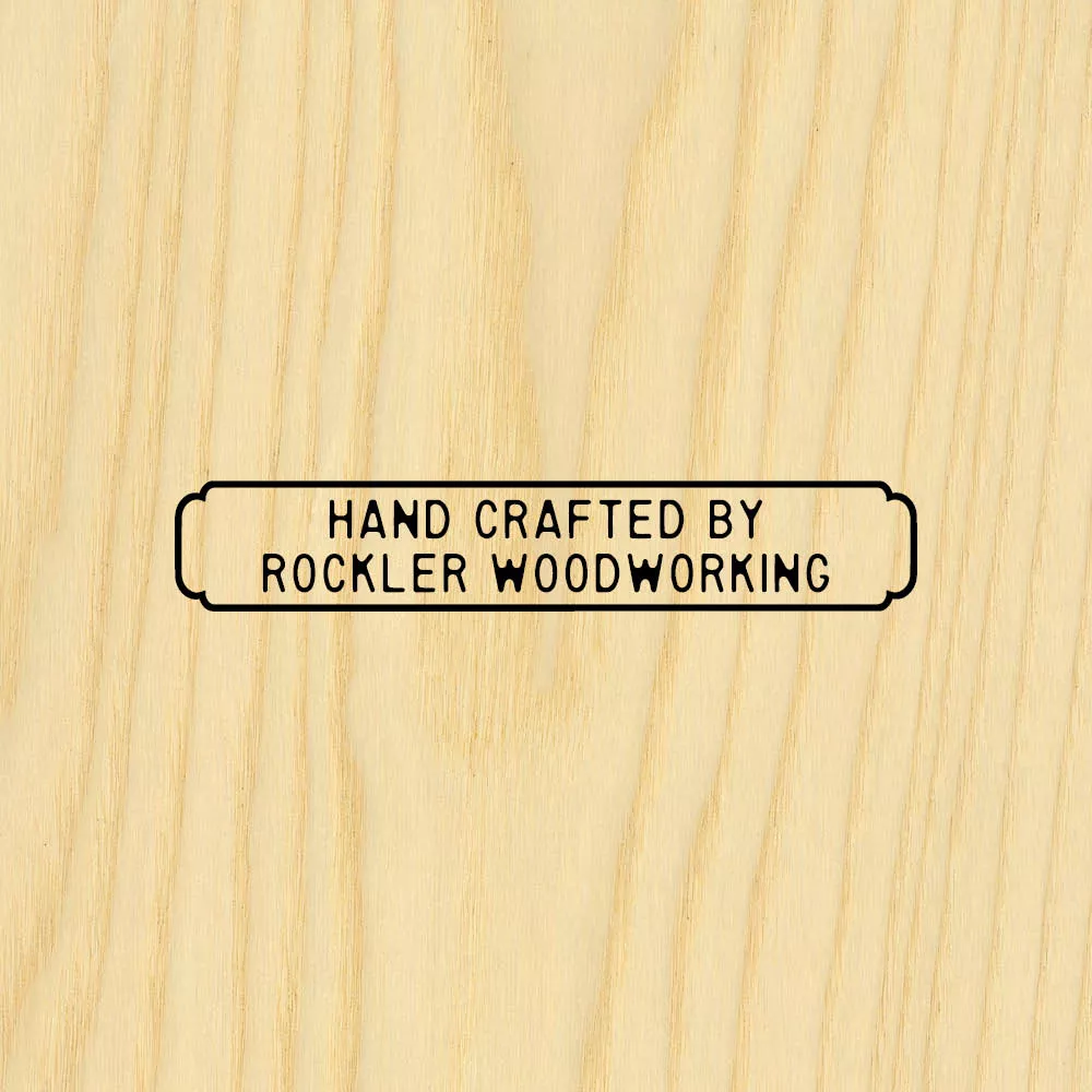 Two-Line Rectangle Branding Iron, Head Only (for Electric Handle)