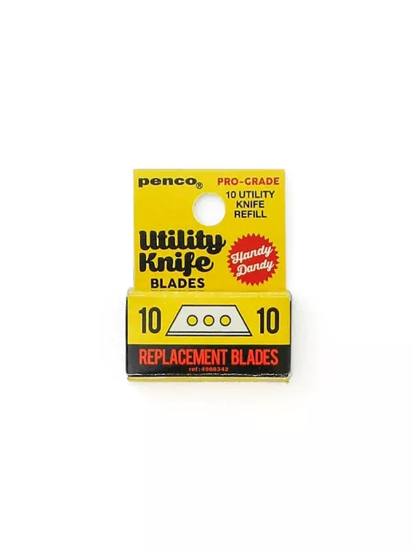 Utility Knife Replacement Blades: 10 Pack