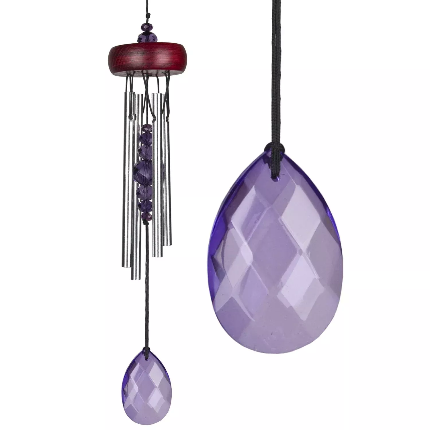 Violet Gem Drop Windchime
