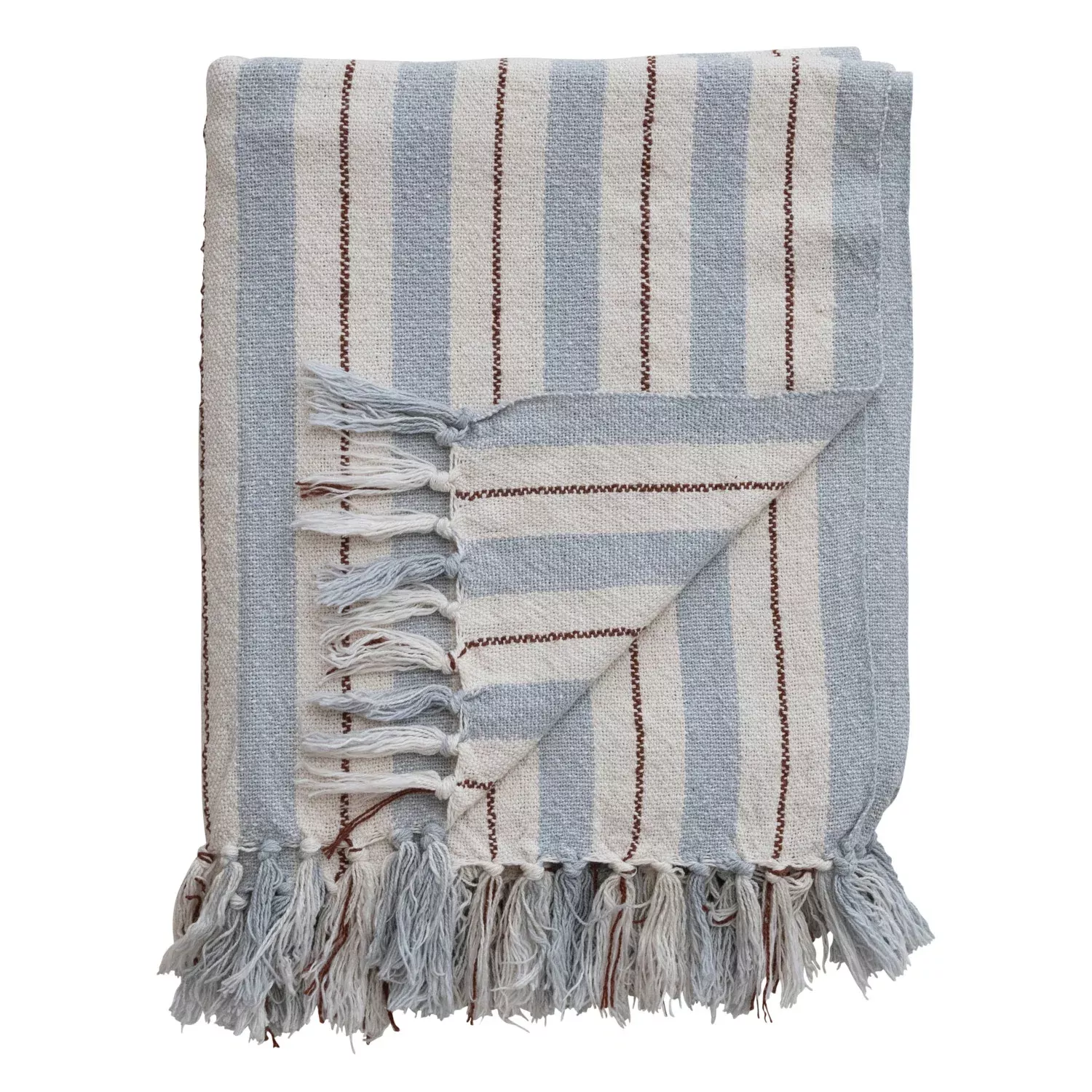 Woven Striped Throw