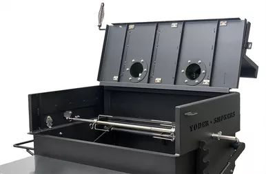 Yoder Smokers | Flat Top Charcoal Grill Rotisserie Kit
