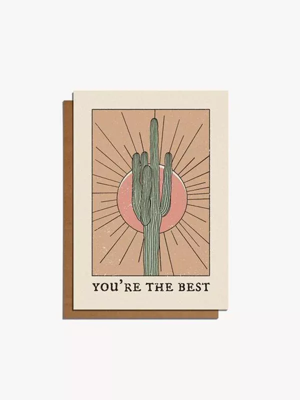 You're The Best Card (Cactus)