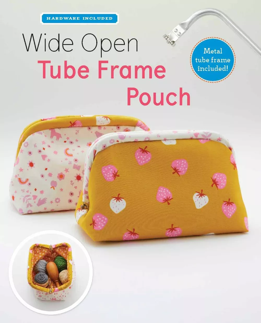 Zakka Workshop Class – Wide Open Tube Frame Pouch
