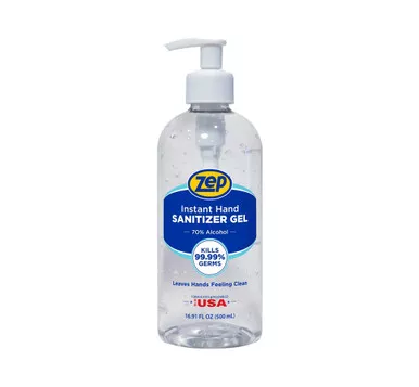 Zep 16.9 oz Alcohol Gel Hand Sanitizer, (1/bottle)