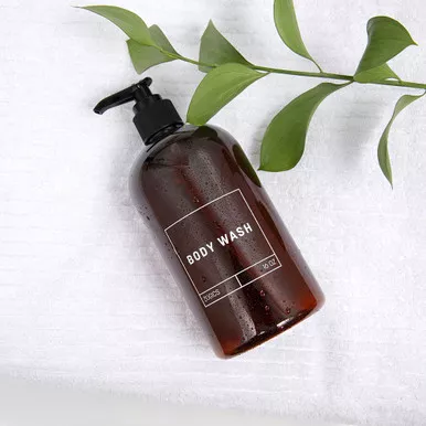 Zogics Body Wash 16 oz Refillable Bottle