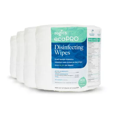 Zogics ecoPRO™ Disinfecting Wipes (4 Rolls/Case)