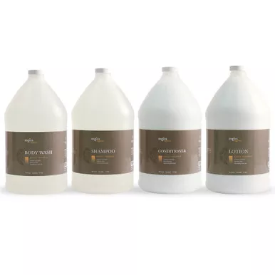 Zogics Organics Honey Coconut Bath & Body Care Gallon Sampler Case (4 /Case)