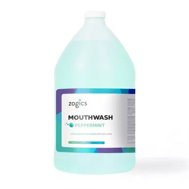 Zogics Peppermint Mouthwash (1 Gallon)