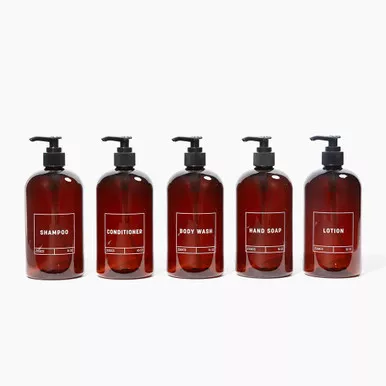Zogics Ultimate Bath & Body Care Set, 16 oz Refillable Dispenser (5/Case)