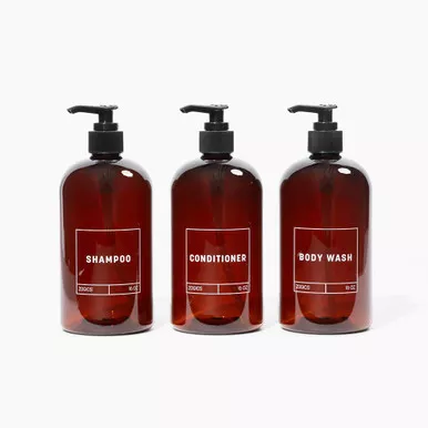 Zogics Ultimate Shower Set, 16 oz Refillable Dispenser (3/Case)